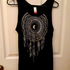 Moon Mandala art tank